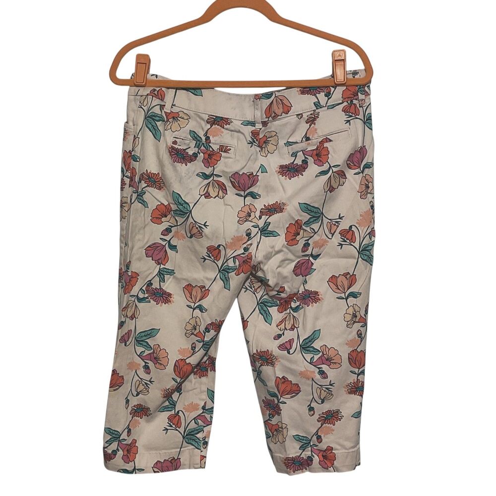 St Johns Bay Mid Rise Capri Pants Size 12 Womens Casual Stretch Cropped - Picture 6 of 11